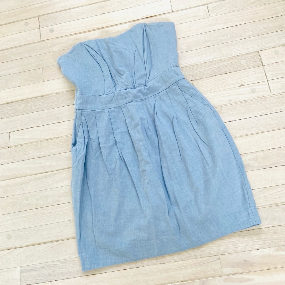 Strapless denim Dress